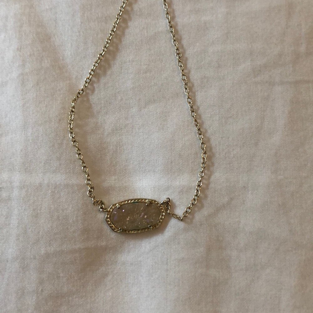 Kendra Scott Gold Elisa Druzy Pendant Necklace